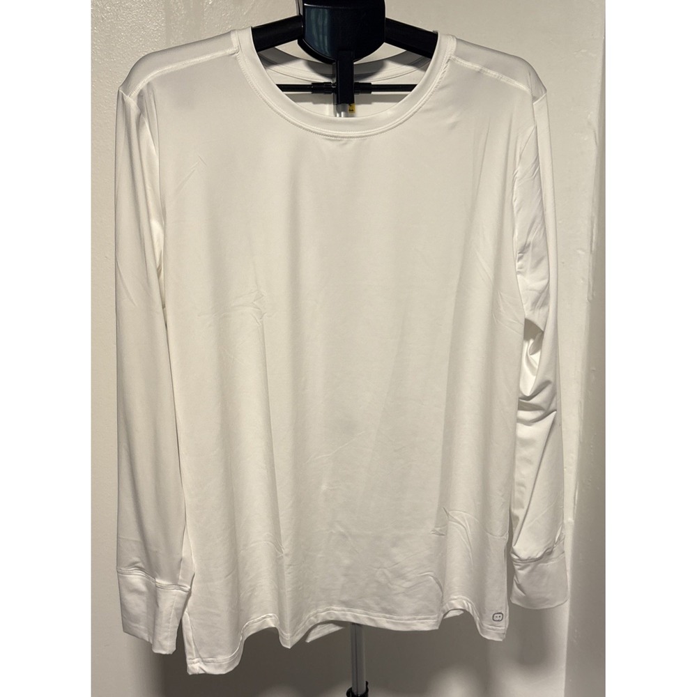 Wonder Wink Under Shirt Women's  2xl white Long Sleeve Scrub Layer